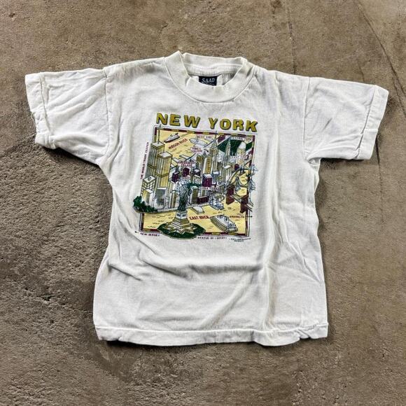 Vintage VTG 90’s Infant New York Single Stitch T-Shirt - Picture 1 of 8